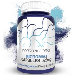 Nootropics Depot, MicroMag, Оптимизированный магний, 625 мг, 30 капсул